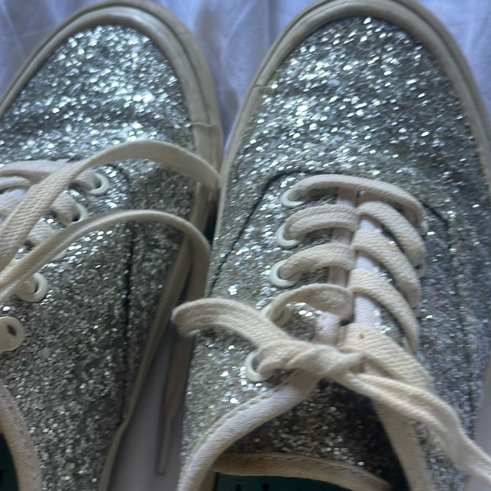 J Crew Beavers sparkly sneakers size 7